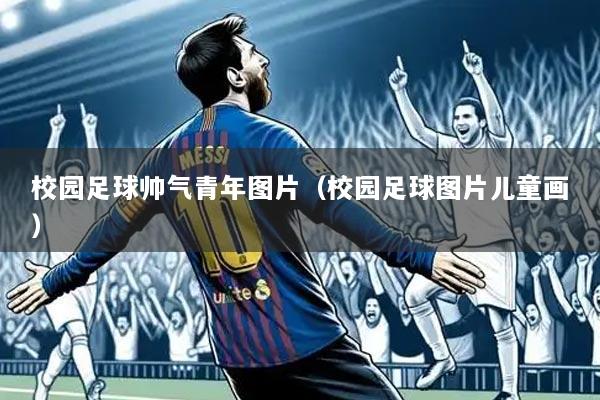 校园足球帅气青年图片(校园足球图片儿童画)