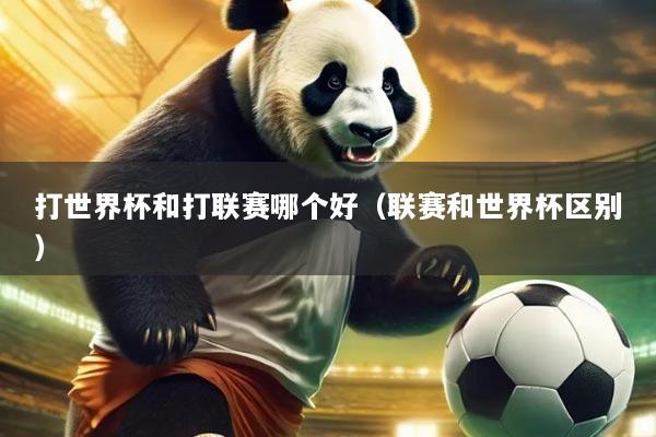 打世界杯和打联赛哪个好(联赛和世界杯区别)
